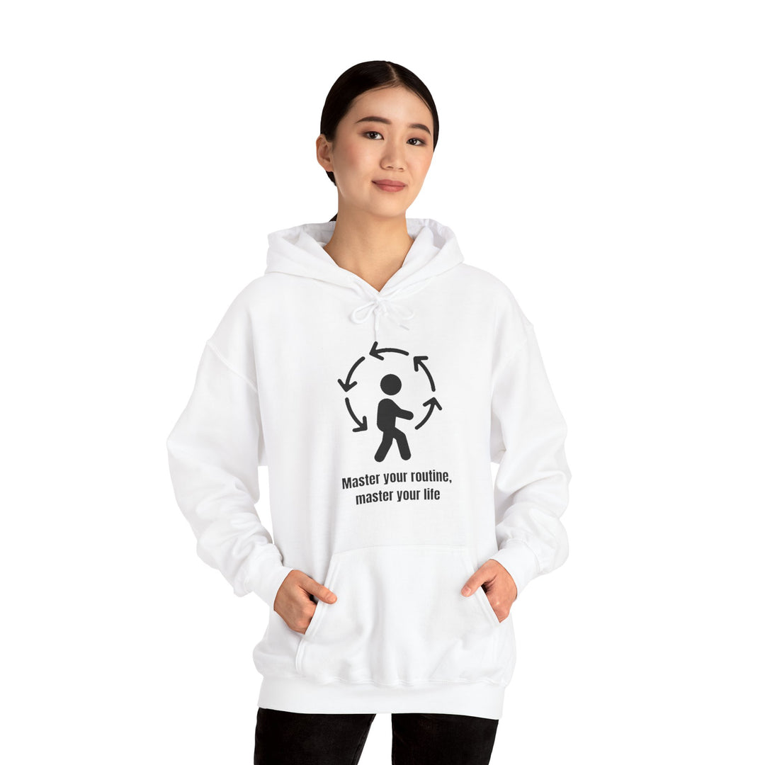 Master Your Routine, Master Your Life Hoodie – Dominate Your Day