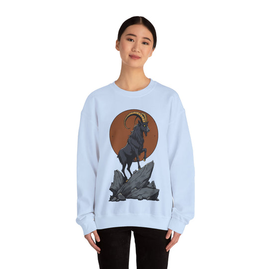 Sweatshirt mit Sternzeichen Steinbock – Ehrgeizig, entschlossen und belastbar