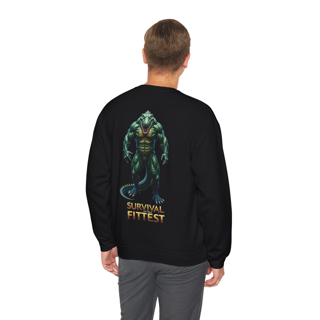 Survival of the Fittest – Krokodil-Sweatshirt