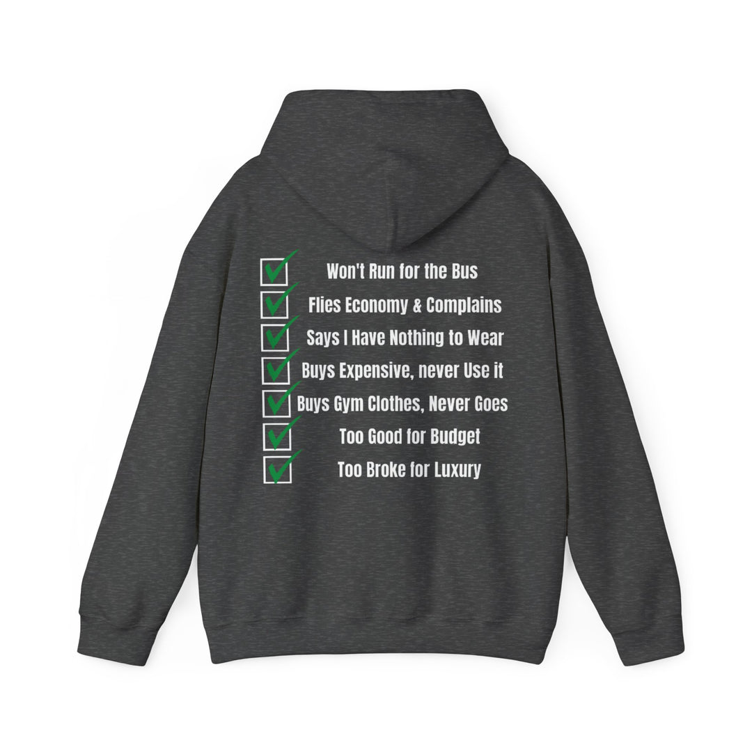 Spending Priorities Hoodie – Money Moves with a Twist