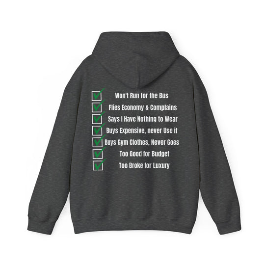 Spending Priorities Hoodie – Money Moves with a Twist