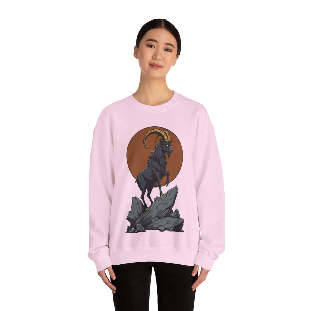 Sweatshirt mit Sternzeichen Steinbock – Ehrgeizig, entschlossen und belastbar