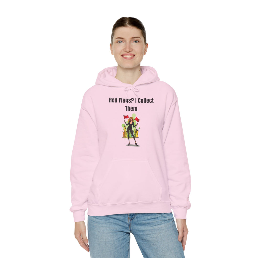 Rode vlaggen? Ik verzamel ze – Dames Cozy Hoodie