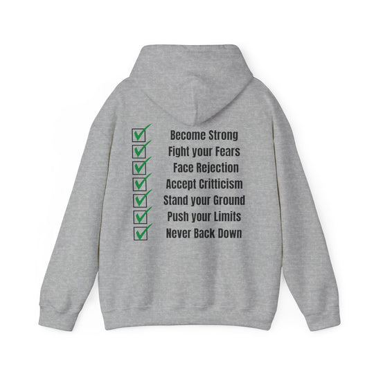 "A Man Who Stands for Nothing Will Fall for Anything" – Men's Hoodie