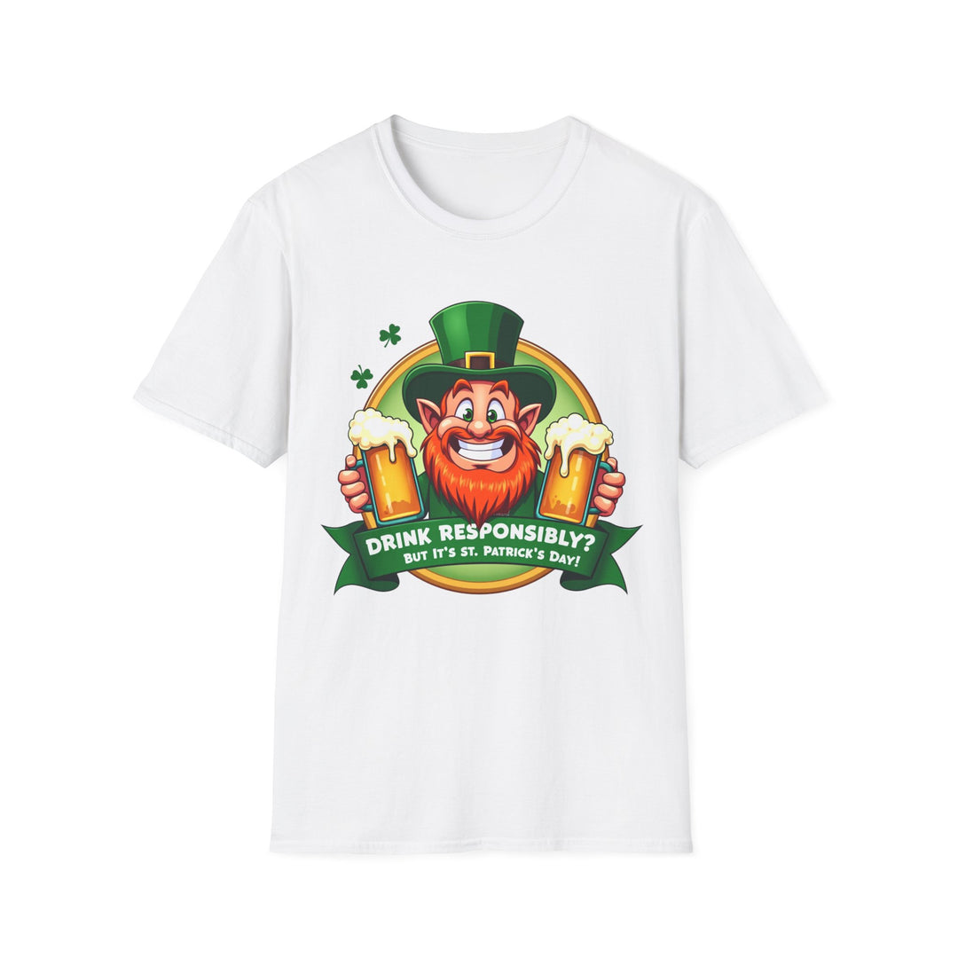 T-Shirt „Verantwortungsvoll trinken“ – St. Patrick's Day Edition