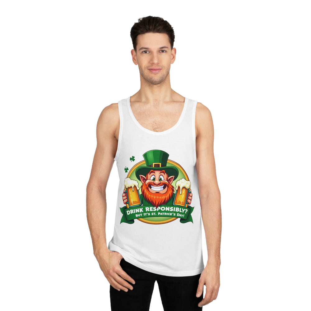 Drink Responsibly Tank Top – St. Patrick’s Day Edition