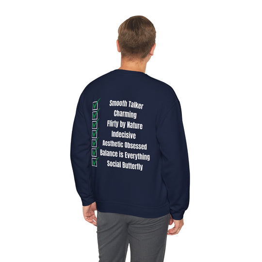 Waage Sternzeichen – Glatter Redner &amp; Gesellschaftsschmetterling Sweatshirt 