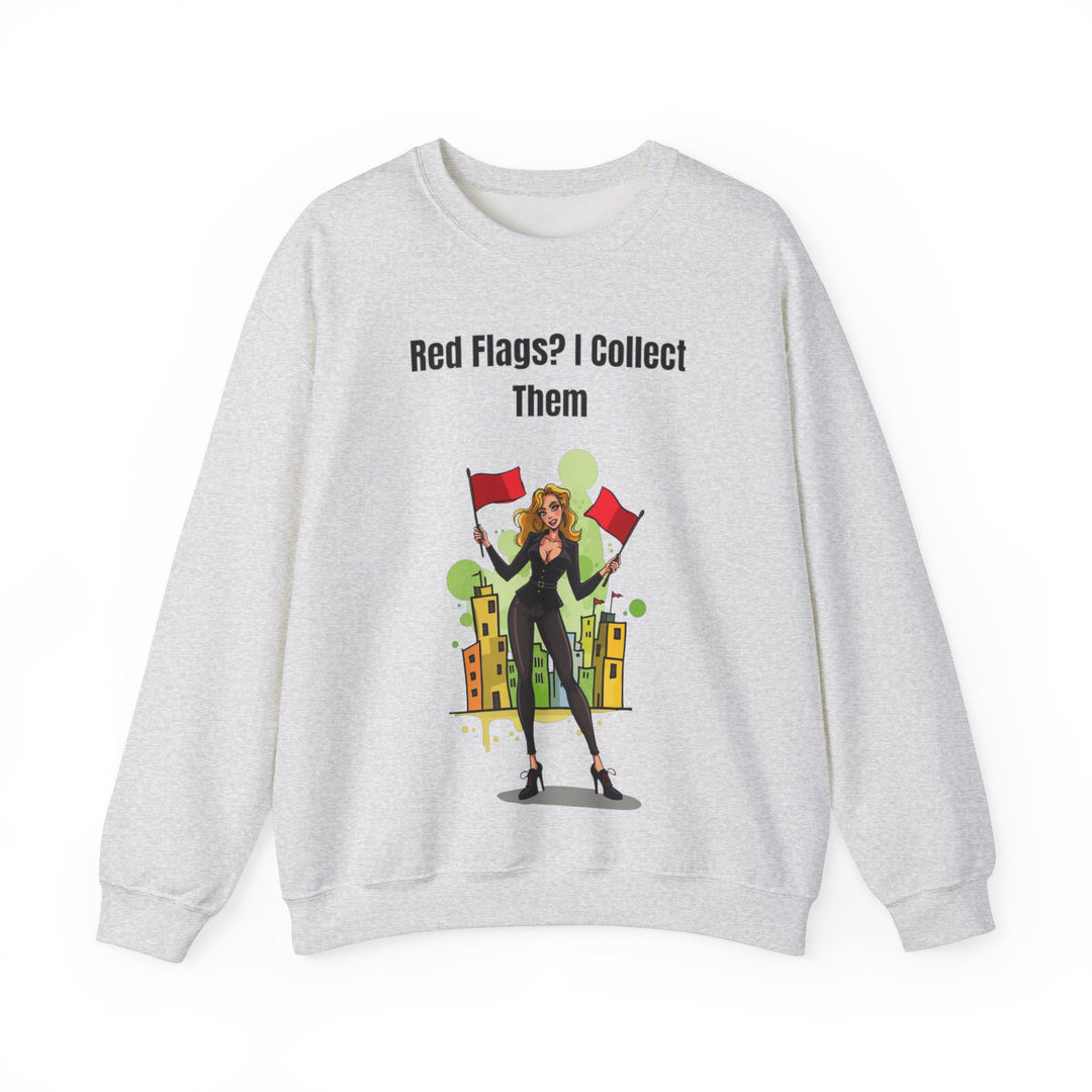 Red Flags? I Collect Them – Women’s Cozy Sweatshirt