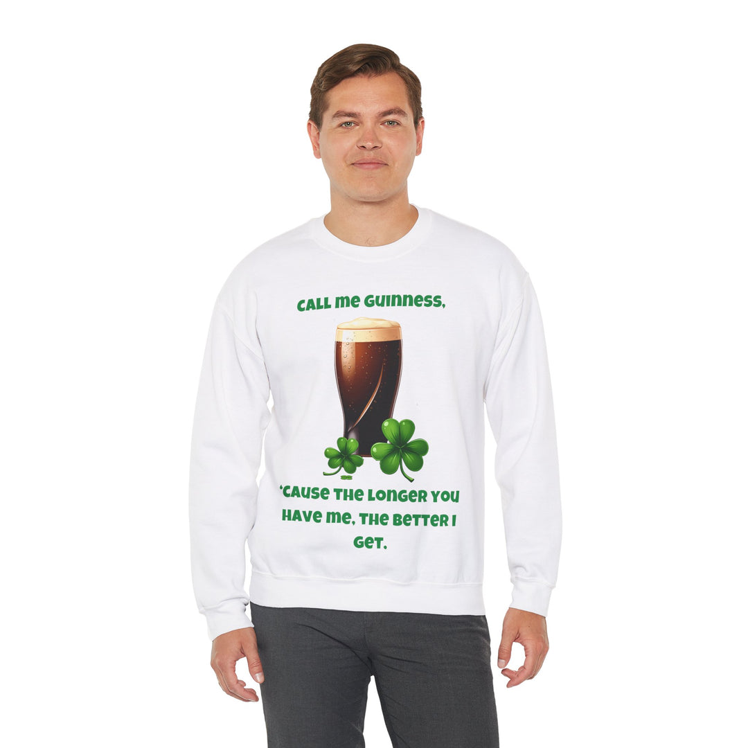 Call Me Guinness – St. Patrick’s Day Crewneck Sweatshirt