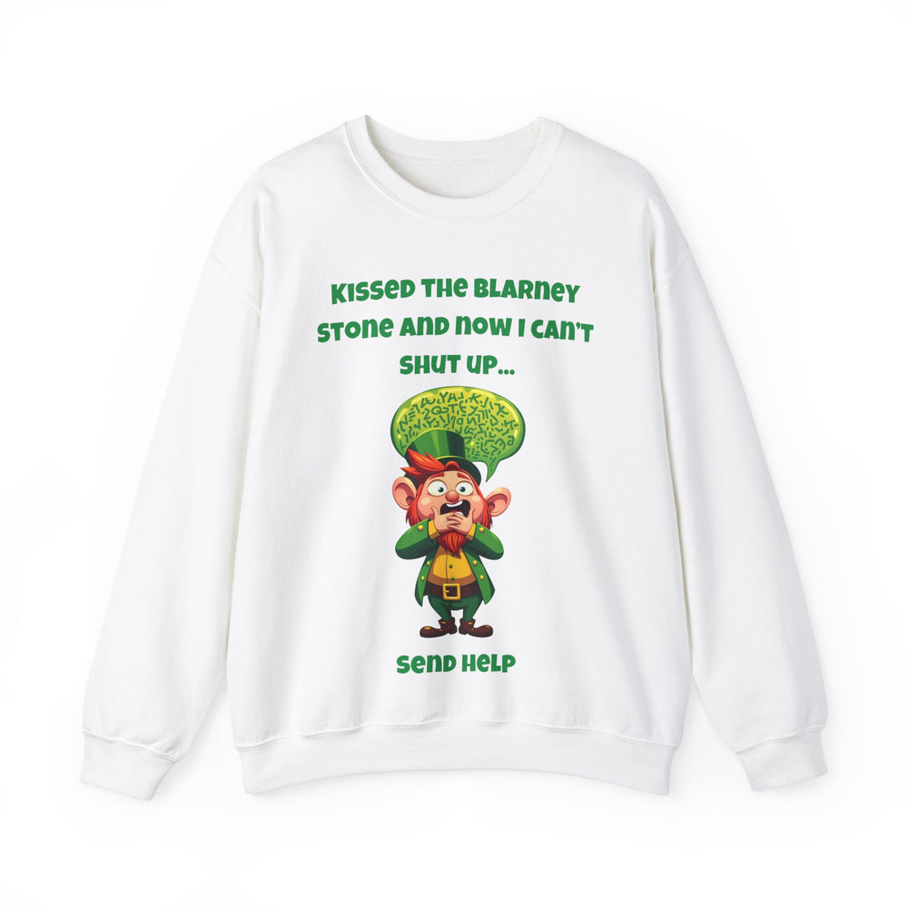 Kissed the Blarney Stone – Nu kan ik mijn mond niet houden Sweatshirt met ronde hals