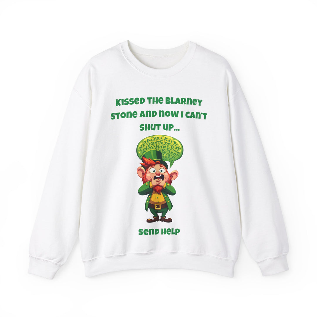 Kissed the Blarney Stone – Nu kan ik mijn mond niet houden Sweatshirt met ronde hals