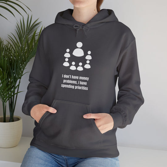 Spending Priorities Hoodie – Money Moves with a Twist