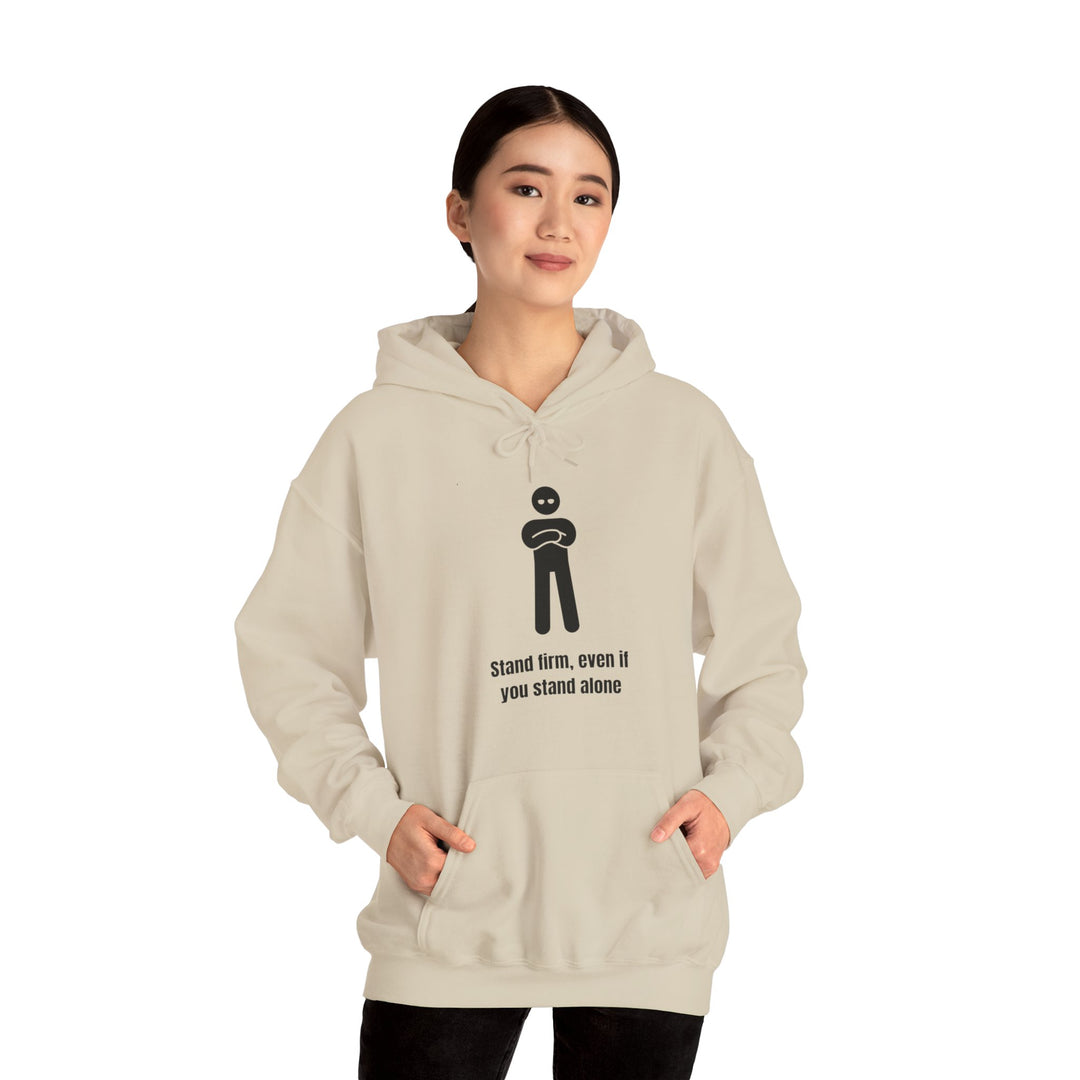 Stand Firm Hoodie – Strength in Solitude