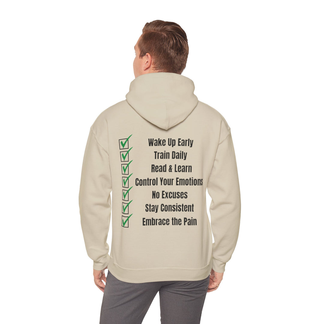 "Discipline is Choosing Between What You Want Now and What You Want Most" – Men´s Hoodie