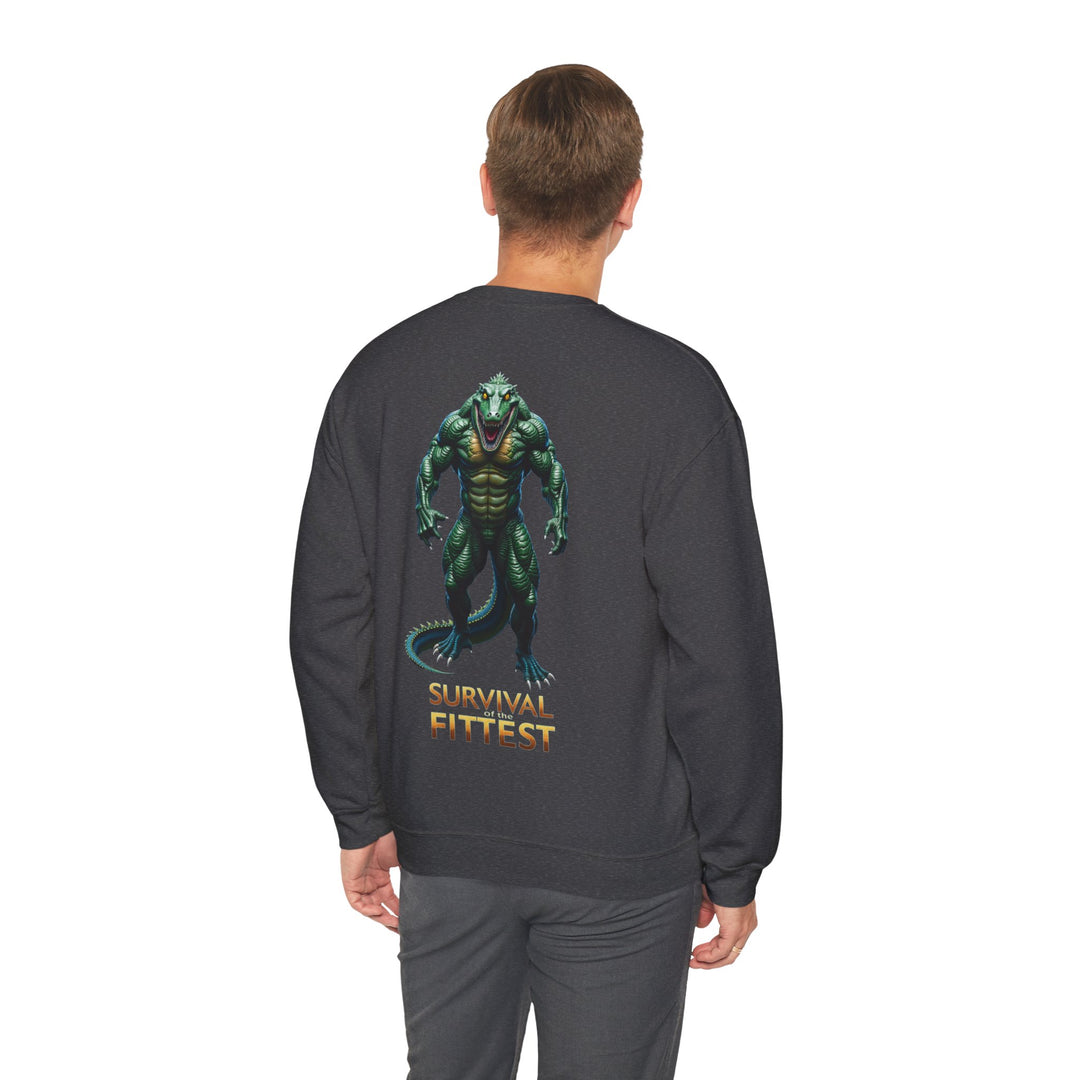 Survival of the Fittest – Krokodil-Sweatshirt