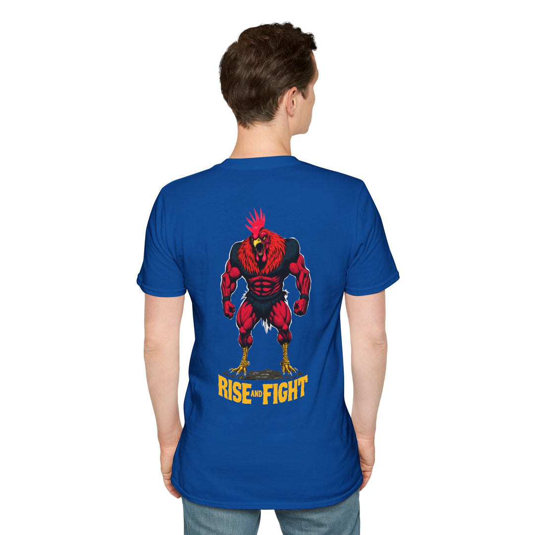 Rise and Fight – Warrior Rooster T-Shirt