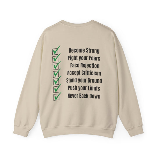 Sweatshirt Stand Tall, Stay Strong – Onwrikbare principes