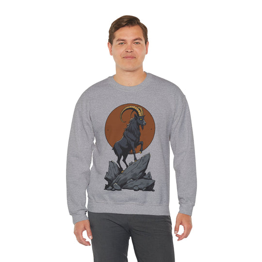 Sweatshirt mit Sternzeichen Steinbock – Ehrgeizig, entschlossen und belastbar