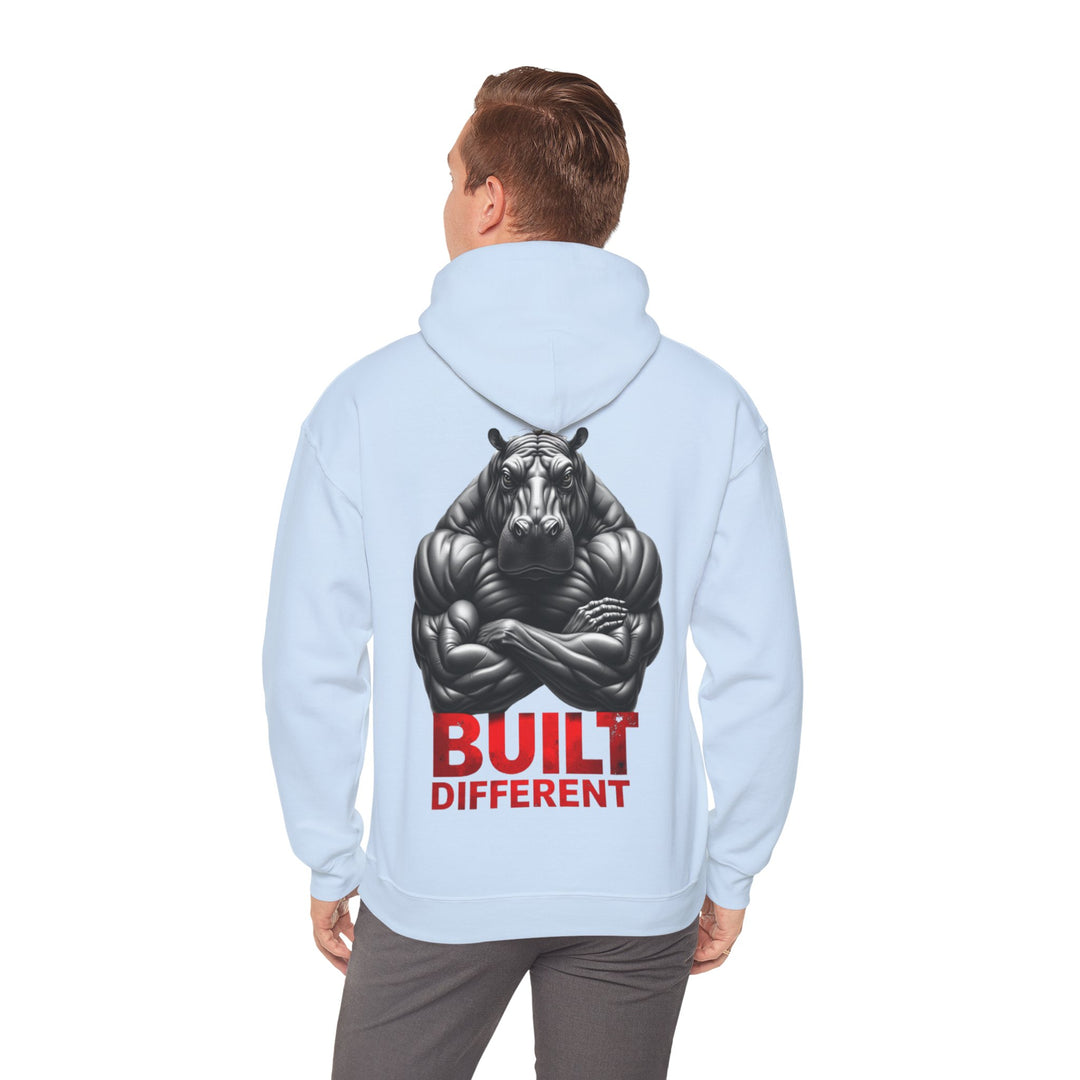 Built Different – Power Hippo Hoodie