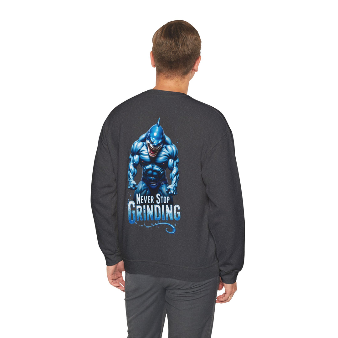 Never Stop Grinding – Shark Power Sweatshirt