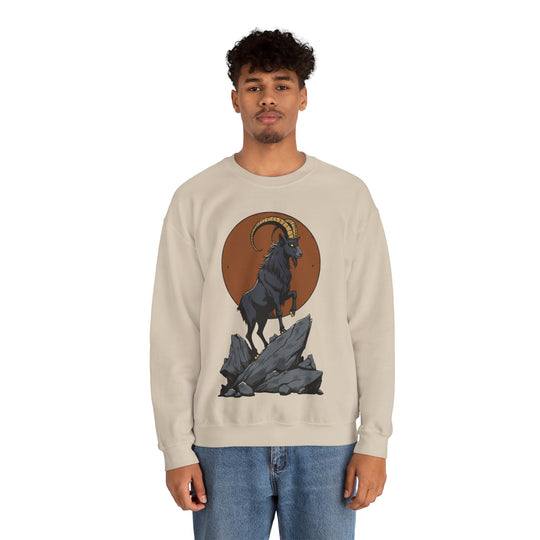 Sweatshirt mit Sternzeichen Steinbock – Ehrgeizig, entschlossen und belastbar