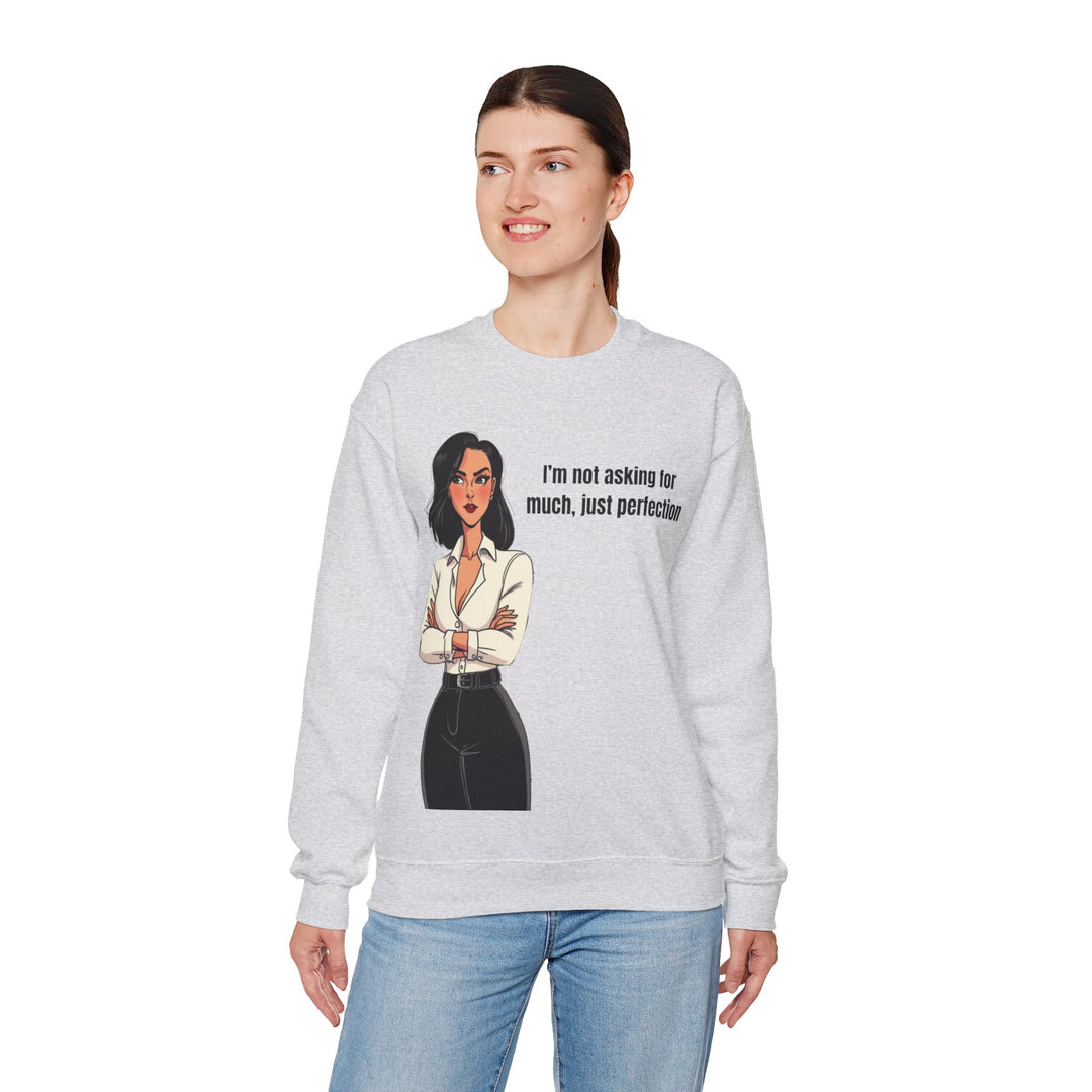 Nicht viel verlangen – Statement Sweatshirt