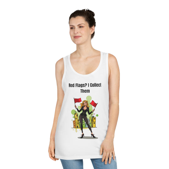 Red Flags? I Collect Them – Bold Women’s Tank Top