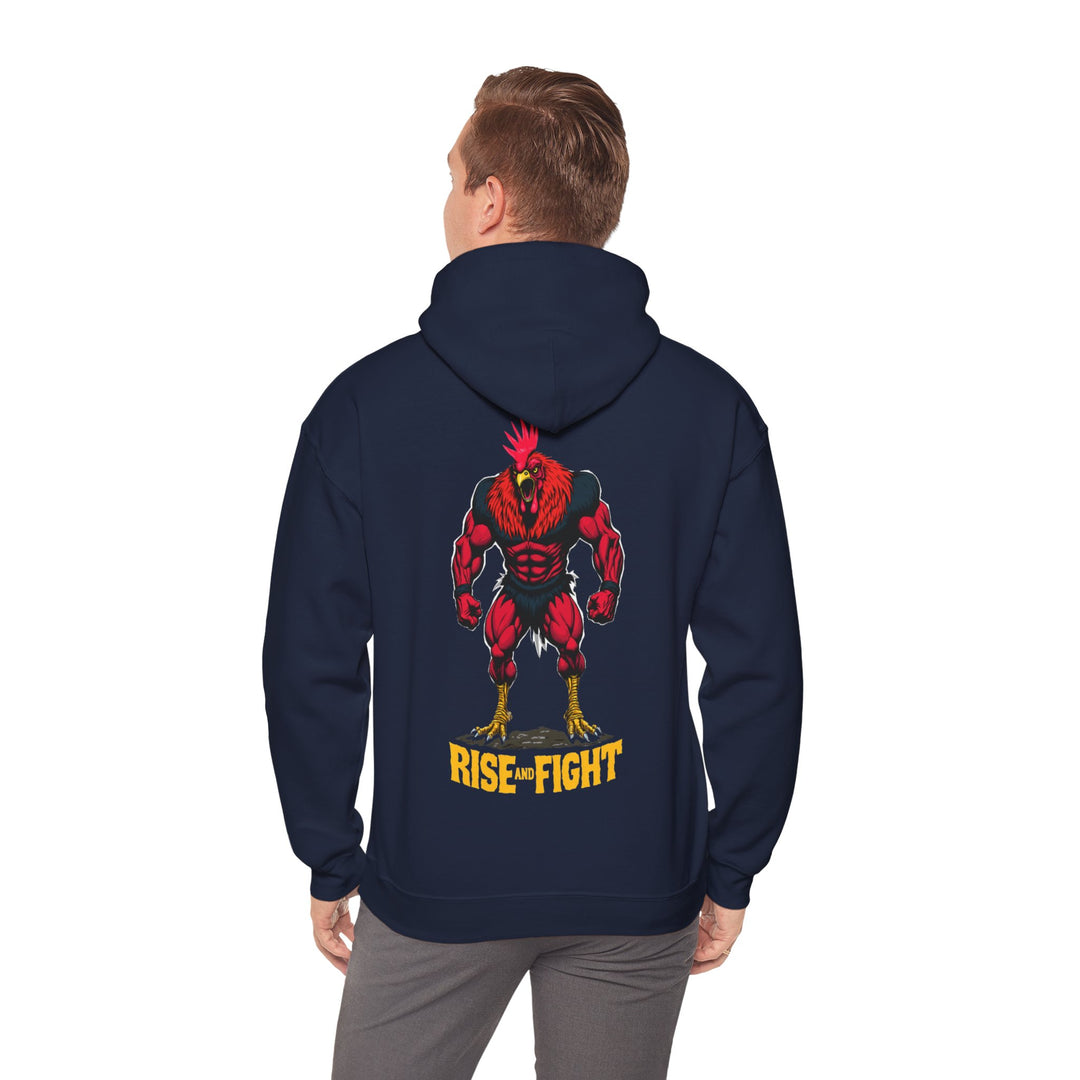 Rise and Fight – Krieger-Hahn-Hoodie