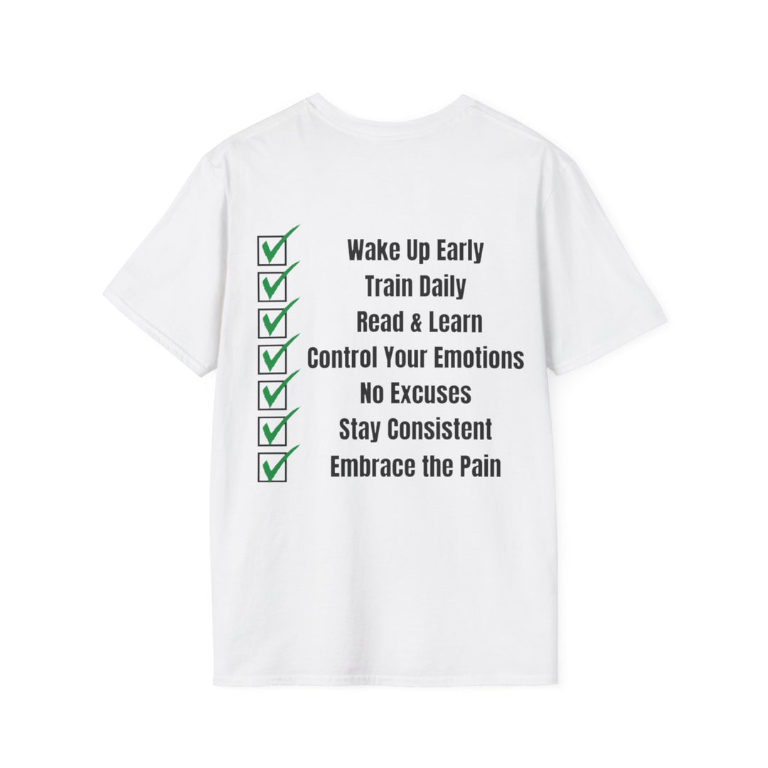 "Discipline is Choosing Between What You Want Now and What You Want Most" – Men´s T-Shirt