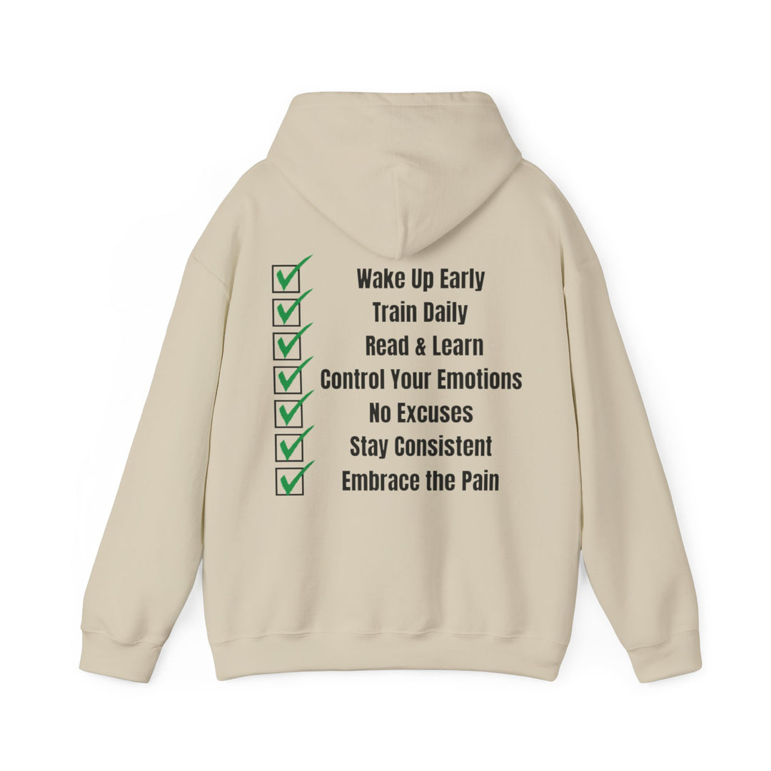 "Discipline is Choosing Between What You Want Now and What You Want Most" – Men´s Hoodie