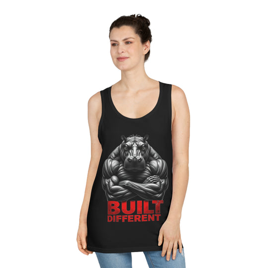 Built Different – Power Hippo Tank Top