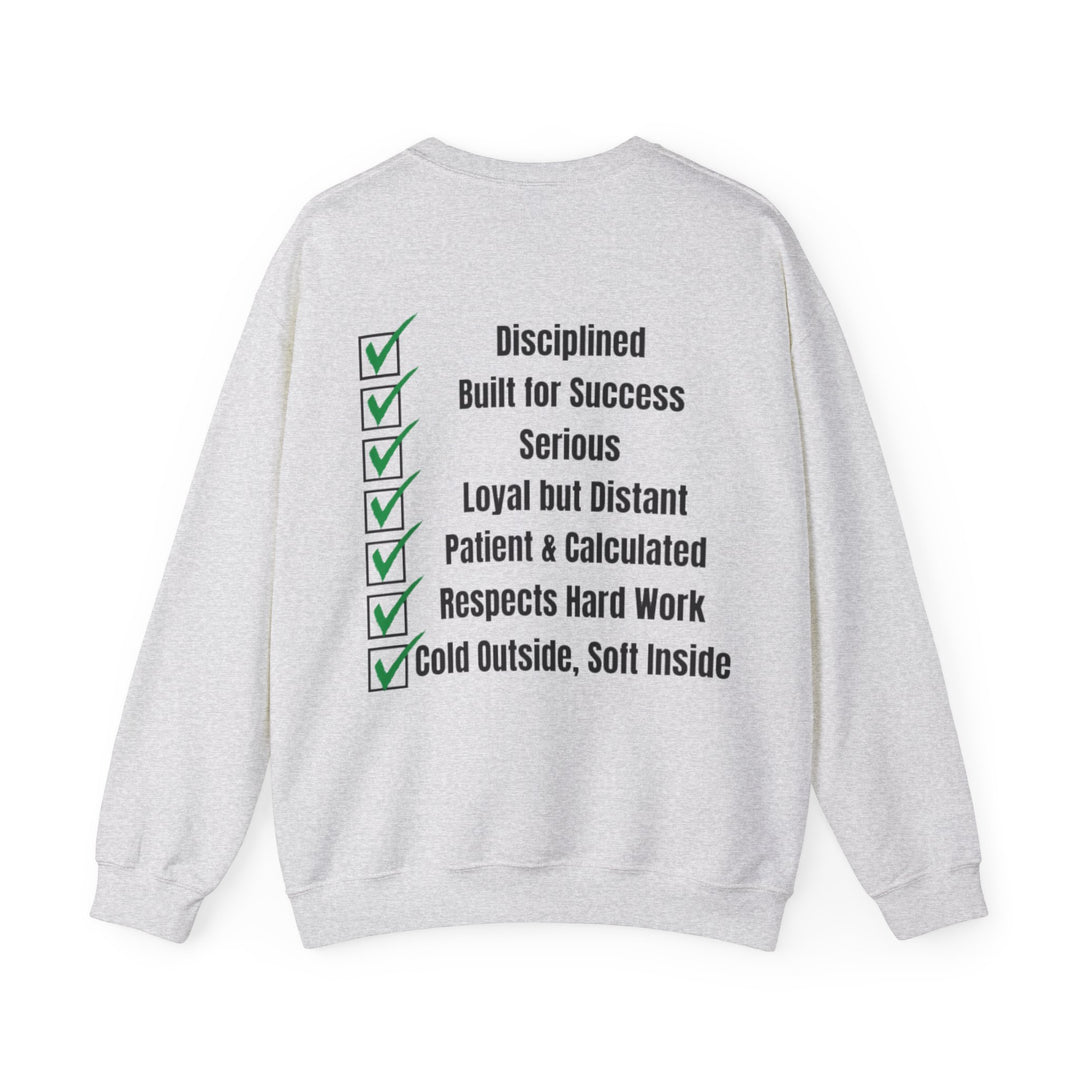 Capricorn Zodiac Sweatshirt – Ambitious, Determined & Resilient