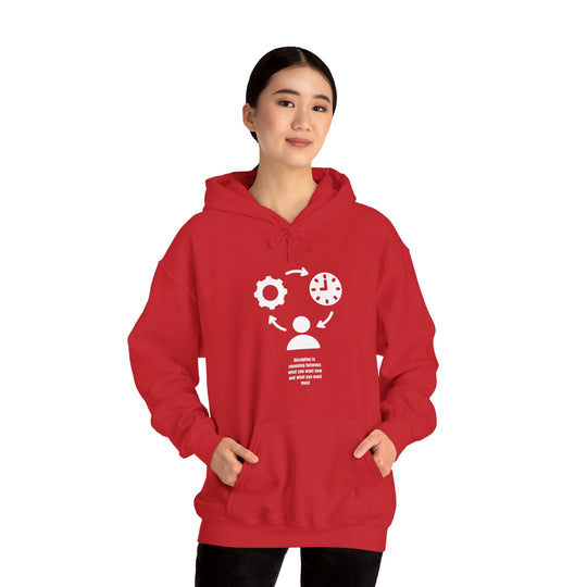 Blijf consistent Hoodie – omarm het proces