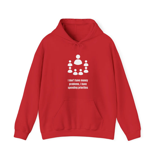 Spending Priorities Hoodie – Money Moves with a Twist