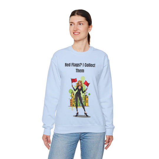 Red Flags? I Collect Them – Women’s Cozy Sweatshirt