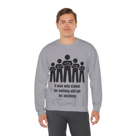 Sweatshirt Stand Tall, Stay Strong – Onwrikbare principes