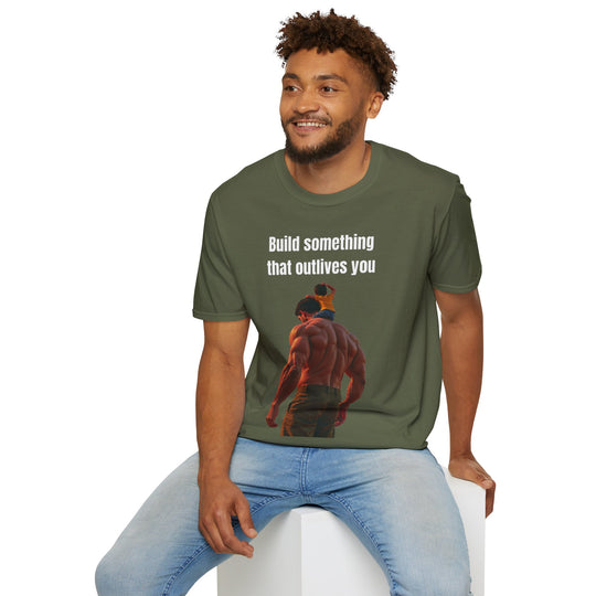 "Build Something That Outlives You" – Men's T-Shirt