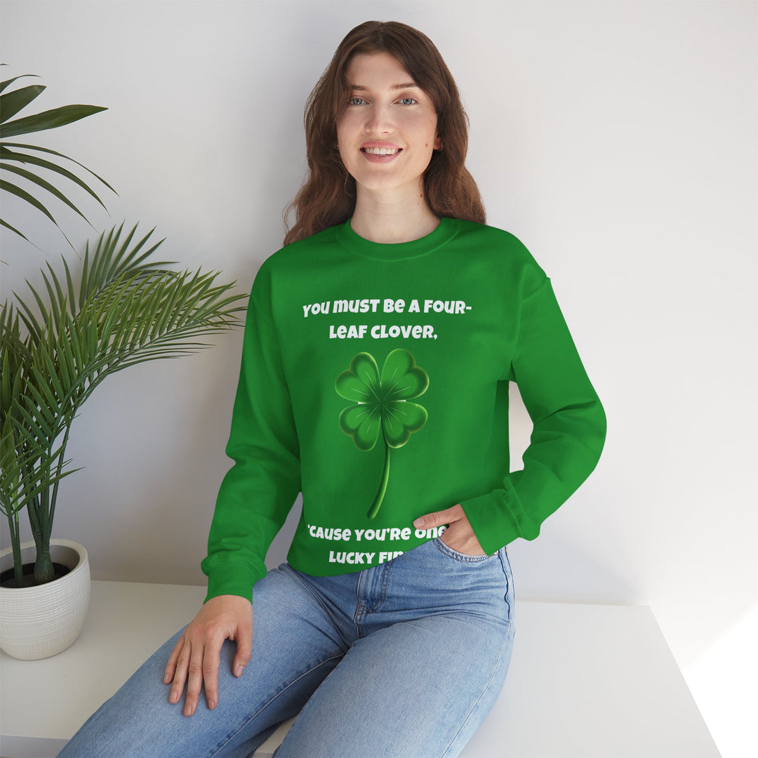 Jij Moet Een Klavertje Vier Zijn – Lucky Find Sweatshirt