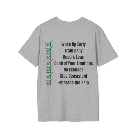 Discipline boven verlangen T-shirt – Toewijding aan groei