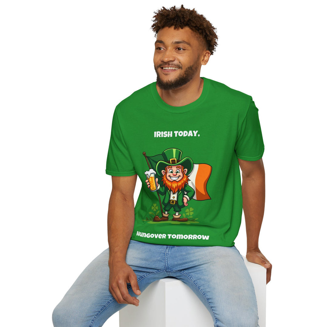 Irish Today, Hungover Tomorrow T-Shirt – Celebrate Like a True Irish!