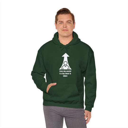 Every Day Wasted Hoodie – Progress Over Procrastination