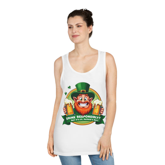 Drink Responsibly Tank Top – St. Patrick’s Day Edition