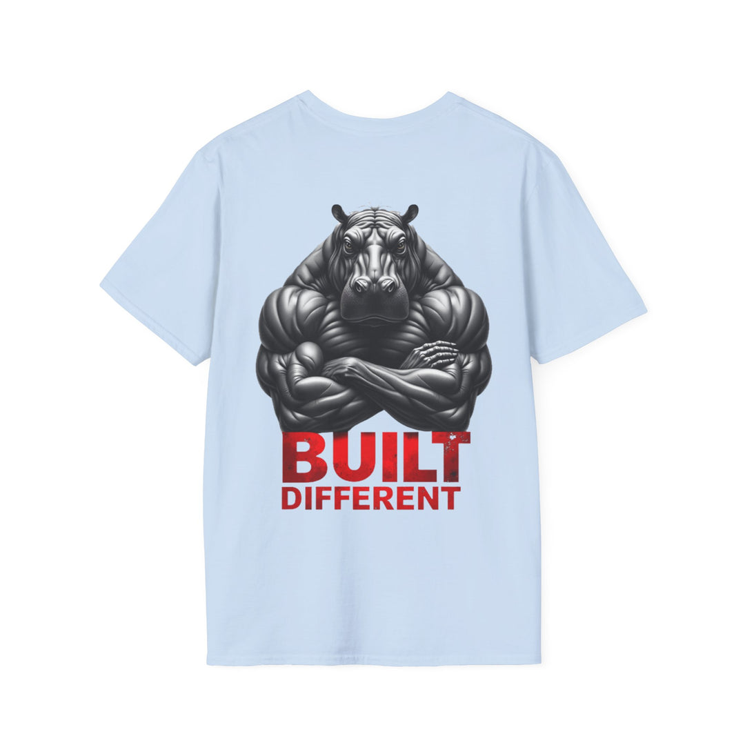 Built Different – ​​Power Hippo T-Shirt