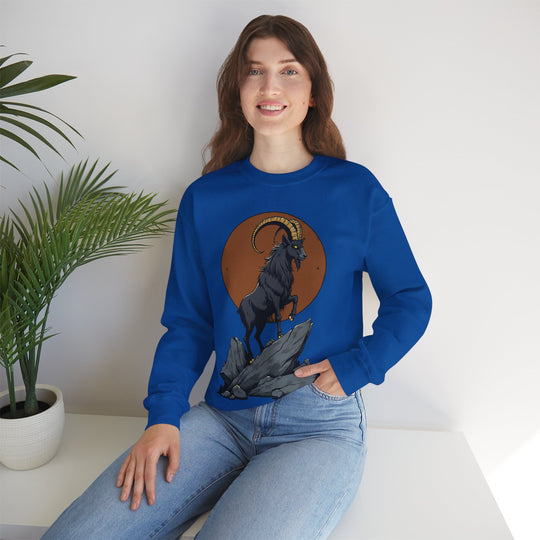 Sweatshirt mit Sternzeichen Steinbock – Ehrgeizig, entschlossen und belastbar