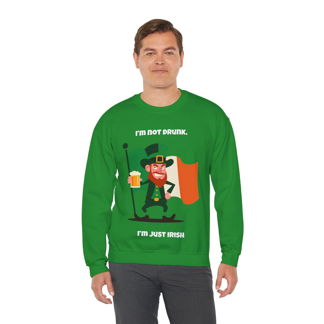 Irish Pride Sweatshirt – Mutig, betrunken &amp; patriotisch