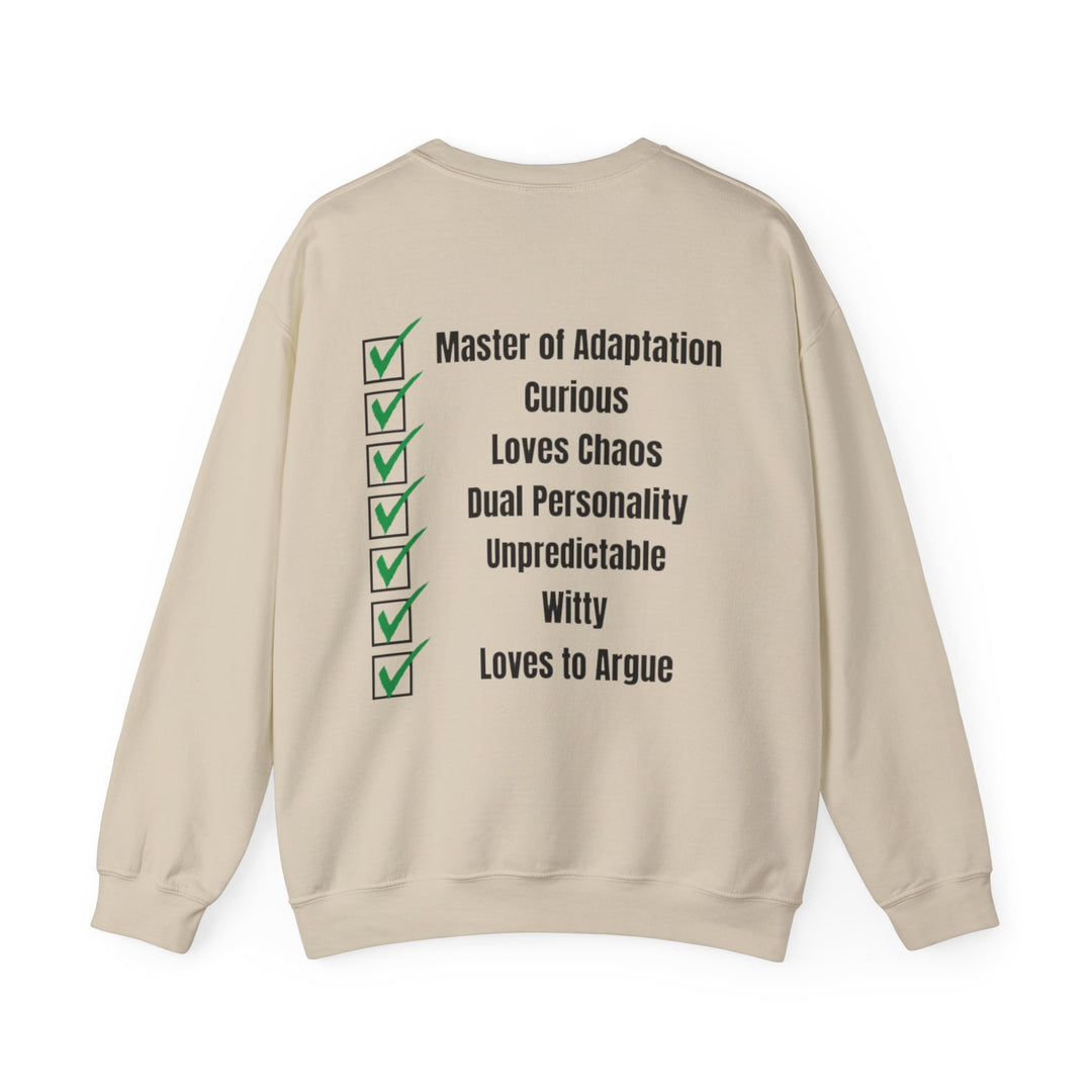 Gemini Zodiac – Witty, Adaptable & Always the Life of the Party Sweatshirt