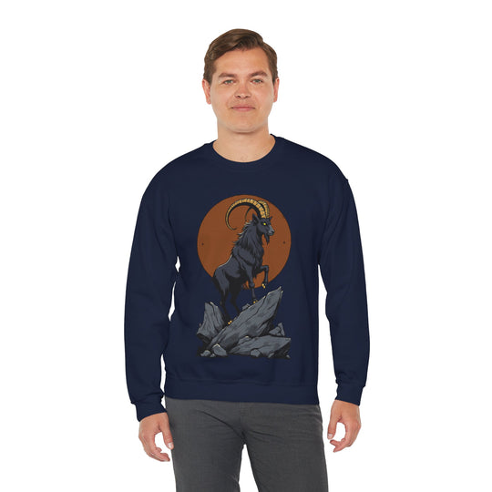 Sweatshirt mit Sternzeichen Steinbock – Ehrgeizig, entschlossen und belastbar