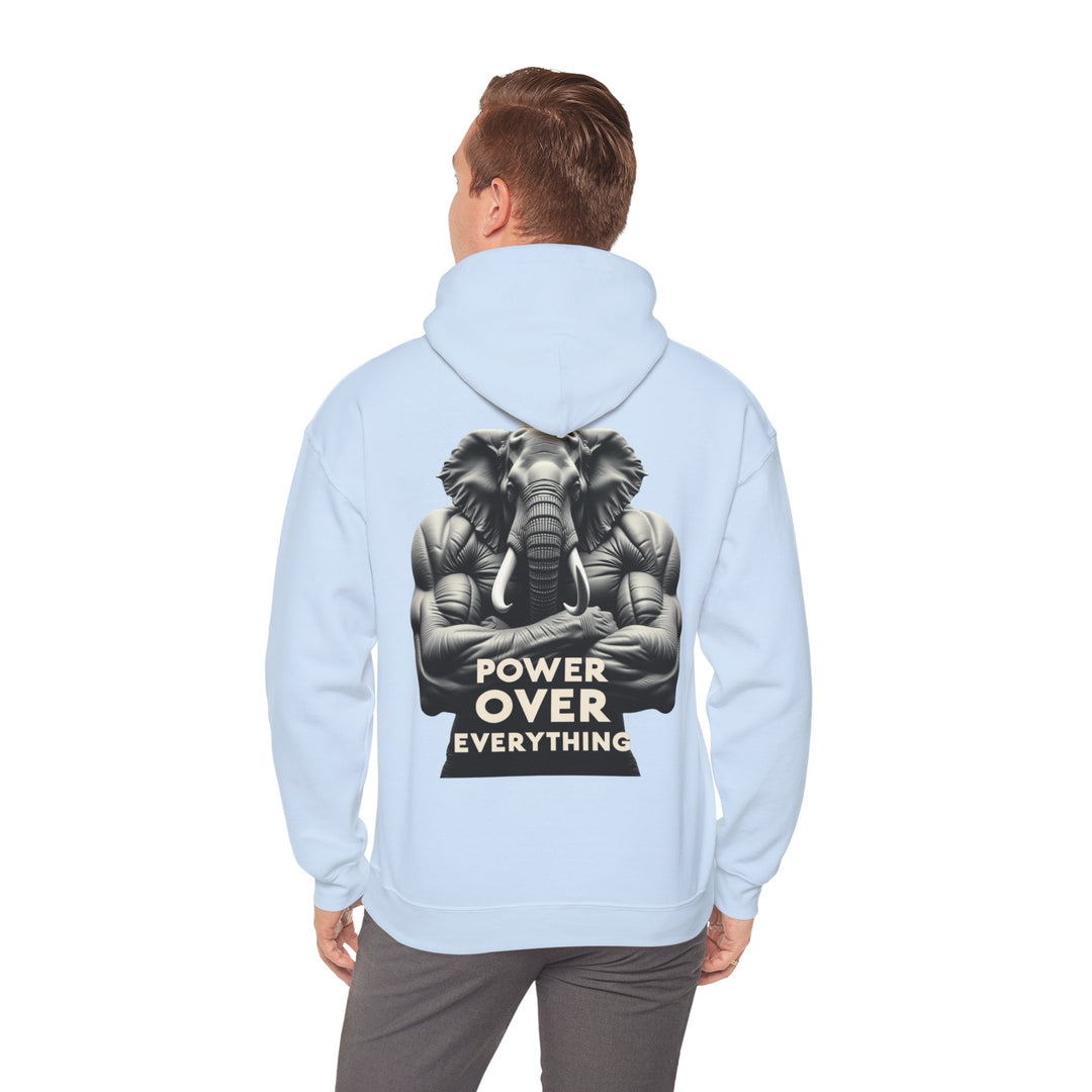 Power Over Everything – Elephant Strength Hoodie