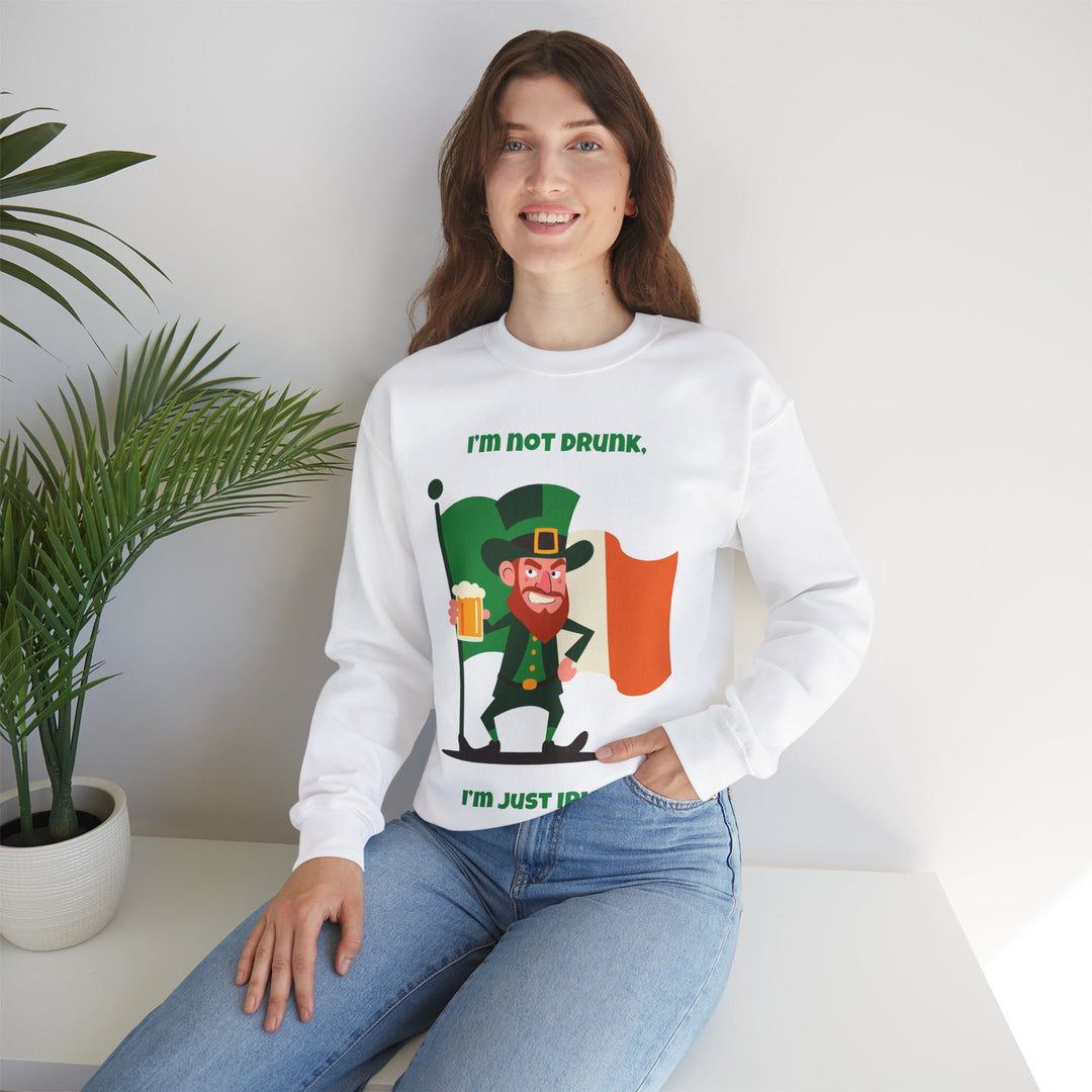 Irish Pride Sweatshirt – Bold, Drunk & Patriotic