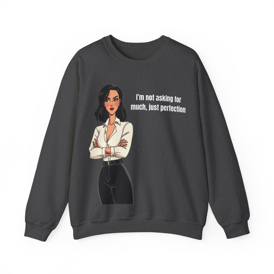 Nicht viel verlangen – Statement Sweatshirt